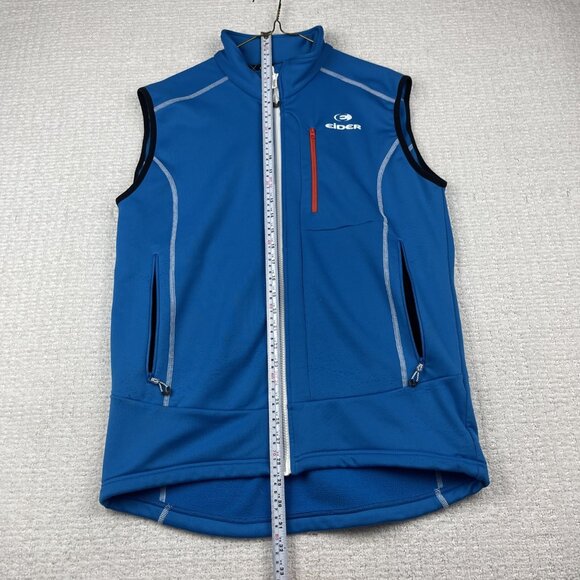 EIDER France Soft Shell Vest Light weigh Windbreaker Men's M Blue Hiking Read* - Picture 8 of 16